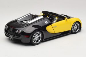 Bugatti Veyron Grand Sport Black Lemon Minichamps 1:18 100110831 Metal - imaginea 3 din 8