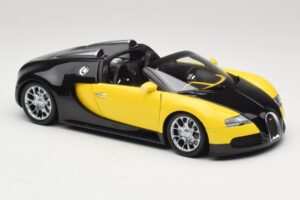 Bugatti Veyron Grand Sport Black Lemon Minichamps 1:18 100110831 Metal - imaginea 6 din 8