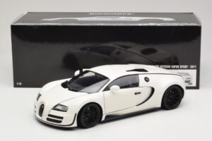 Bugatti Veyron Super Sport Alb Minichamps 1:18 100110844 Metal - imaginea 8 din 8