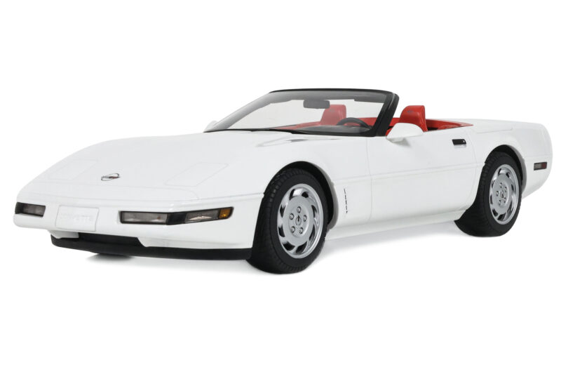 Chevrolet Corvette C4 Cabriolet Arctic White GT Spirit 1:18 Chevrolet Corvette C4 Cabriolet Arctic White GT Spirit 1:18 GT580 Rășină