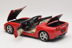 Chevrolet Corvette C6 Cabriolet Roșu AUTOart 1:18 71221 Metal - imaginea 5 din 8
