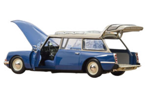 Citroën DS 21 Break Danube Blue Norev 1:18 181772 Metal - imaginea 2 din 4