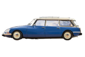 Citroën DS 21 Break Danube Blue Norev 1:18 181772 Metal - imaginea 4 din 4