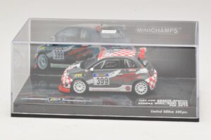 Fiat 500 Abarth Assetto Corse #399 Autohaus Winz VLN 2010 Minichamps 1:43 437101299 Metal - imaginea 4 din 5