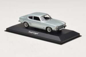 Ford Capri I Albastru Deschis Metalizat Maxichamps 1:43 940085501 Metal - imaginea 3 din 4