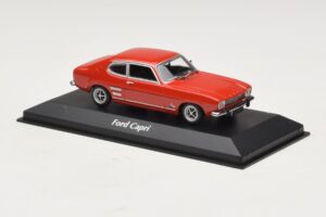 Ford Capri I Roșu Maxichamps 1:43 940085500 Metal - imaginea 3 din 4