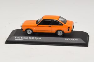 Ford Escort 1600 Sport Mk2 Portocaliu Minichamps 1:43 400084471 Metal