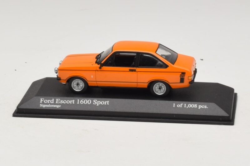 Ford Escort 1600 Sport Mk2 Portocaliu Minichamps 1:43 400084471 Metal