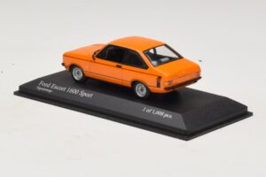 Ford Escort 1600 Sport Mk2 Portocaliu Minichamps 1:43 400084471 Metal - imaginea 3 din 4