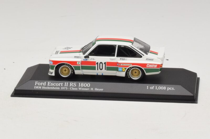 Ford Escort Mk2 RS1800 #10 H. Heyer Class Winner DRM Hockenheim 1975 Minichamps 1:43 Ford Escort Mk2 RS1800 #10 H. Heyer Class Winner DRM Hockenheim 1975 Minichamps 1:43 400758491 Metal