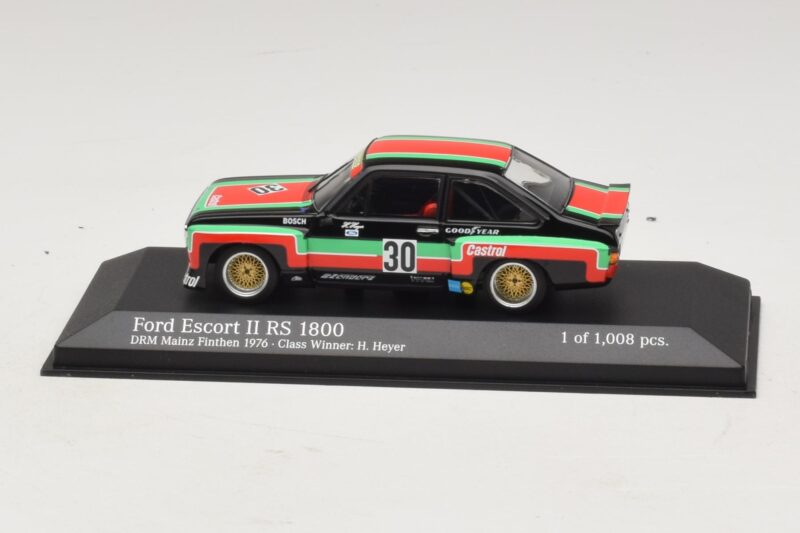 Ford Escort Mk2 RS1800 #30 H. Heyer Class Winner DRM Mainz-Finthen 1976 Minichamps 1:43 400768430 Metal