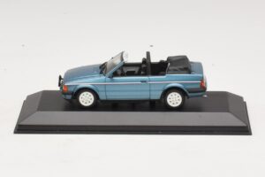 Ford Escort Mk3 Cabriolet Albastru Metalizat Minichamps 1:43 400085030 Metal