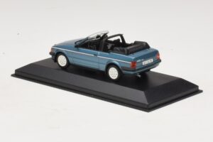 Ford Escort Mk3 Cabriolet Albastru Metalizat Minichamps 1:43 400085030 Metal - imaginea 3 din 4
