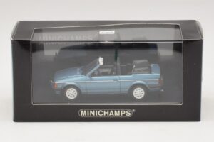 Ford Escort Mk3 Cabriolet Albastru Metalizat Minichamps 1:43 400085030 Metal - imaginea 4 din 4
