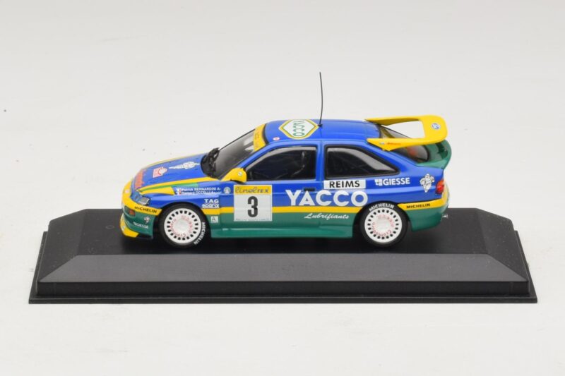 Ford Escort RS #3 Bernardini / Occelli Rally Monte Carlo Winner 1996 Minichamps 1:43 430968203 Metal