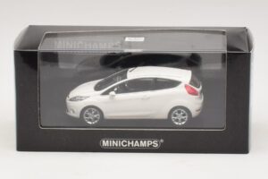 Ford Fiesta Mk6 Alb Minichamps 1:43 400088002 Metal - imaginea 4 din 4