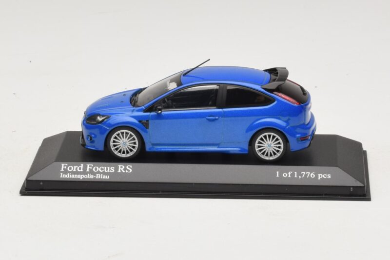 Ford Focus RS Mk2 Albastru Metalizat Minichamps 1:43 400088101 Metal