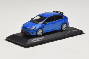 Ford Focus RS Mk2 Albastru Metalizat Minichamps 1:43 400088101 Metal - imaginea 2 din 4