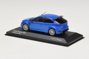Ford Focus RS Mk2 Albastru Metalizat Minichamps 1:43 400088101 Metal - imaginea 3 din 4