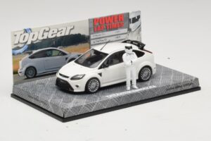 Ford Focus RS Mk2 Top Gear Alb Cu Figurină Minichamps 1:43 519438810 Metal - imaginea 2 din 5