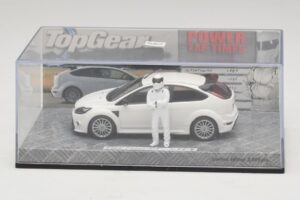 Ford Focus RS Mk2 Top Gear Alb Cu Figurină Minichamps 1:43 519438810 Metal - imaginea 4 din 5
