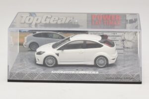 Ford Focus RS Mk2 Top Gear Alb Fără Figurină Minichamps 1:43 519438810-R1 Metal - imaginea 4 din 5