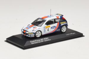 Ford Focus RS WRC #4 C. McRae / N. Grist Rally Monte Carlo 2001 Minichamps 1:43 430018904 Metal - imaginea 2 din 4