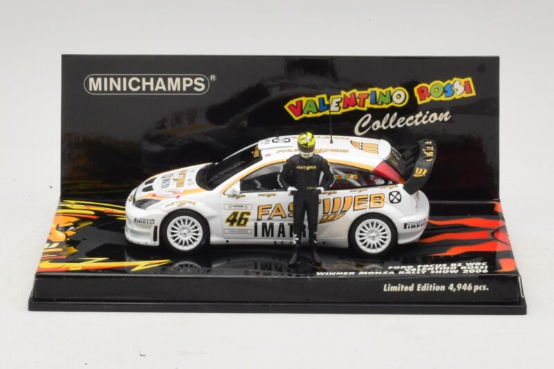 Ford Focus RS WRC #46 V. Rossi / C. Cassina Monza Rally Show 2006 Minichamps 1:43 Ford Focus RS WRC #46 V. Rossi / C. Cassina Monza Rally Show 2006 Minichamps 1:43 436068446 Metal