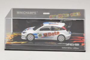 Ford Focus RS WRC #46 V. Rossi / C. Cassina RAC Rally 2007 Cutie Deteriorată Minichamps 1:43 400078446-O1 Metal - imaginea 4 din 5