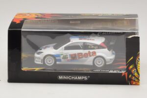 Ford Focus RS WRC #46 V. Rossi / C. Cassina RAC Rally 2007 Cutie Deteriorată Minichamps 1:43 400078446-O1 Metal - imaginea 5 din 5
