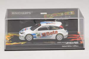 Ford Focus RS WRC #46 V. Rossi / C. Cassina RAC Rally 2007 Minichamps 1:43 400078446 Metal - imaginea 4 din 5