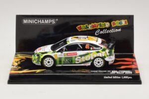 Ford Focus RS WRC #46 V. Rossi / C. Cassina RAC Rally 2008 Minichamps 1:43 400088146 Metal