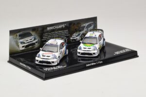 Ford Focus RS WRC Rally Mexico 2004 Set Minichamps 1:43 402048376 Metal - imaginea 2 din 5