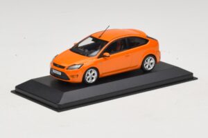 Ford Focus ST Mk2 Electric Orange Minichamps 1:43 400087302 Metal - imaginea 2 din 4