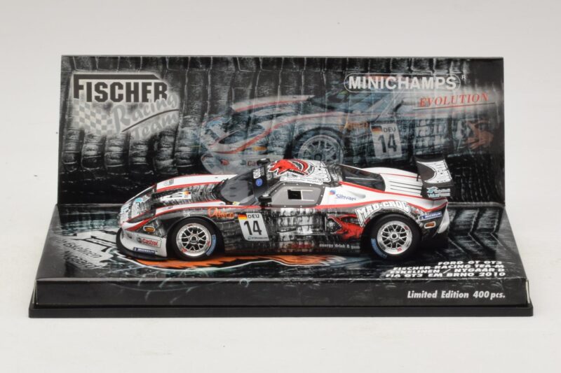Ford GT GT3 Fisher #14 M. Eskelinen / Nygaard FIA GT3 European Championship Brno 2010 Minichamps 1:43 Ford GT GT3 Fisher #14 M. Eskelinen / Nygaard FIA GT3 European Championship Brno 2010 Minichamps 1:43 437108414 Metal