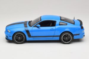 Ford Mustang Boss 302 S197 Albastru Shelby Collectibles 1:18 25414S Metal - imaginea 4 din 8