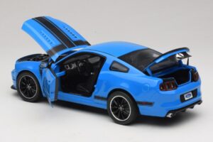 Ford Mustang Boss 302 S197 Albastru Shelby Collectibles 1:18 25414S Metal - imaginea 5 din 8
