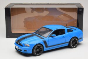 Ford Mustang Boss 302 S197 Albastru Shelby Collectibles 1:18 25414S Metal - imaginea 8 din 8