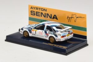 Ford Sierra RS Cosworth #1 A. Senna Rally Test 1986 Minichamps 1:43 540864399 Metal - imaginea 3 din 4