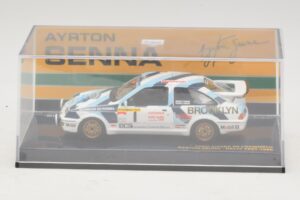 Ford Sierra RS Cosworth #1 A. Senna Rally Test 1986 Minichamps 1:43 540864399 Metal - imaginea 4 din 4