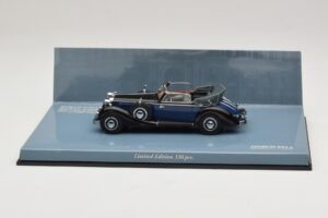 Horch 853 A Sport Cabriolet Negru Albastru Minichamps 1:43 436012036 Metal