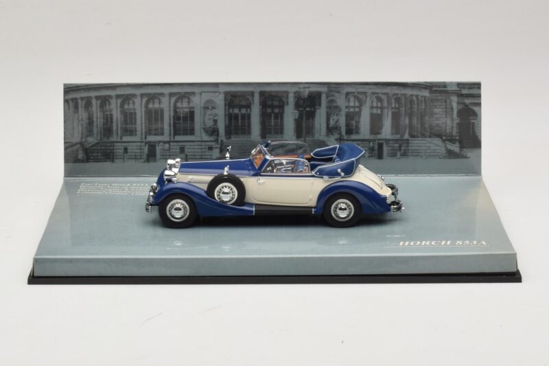 Horch 853 Cabriolet Albastru Minichamps 1:43 436012032 Metal