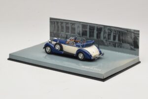 Horch 853 Cabriolet Albastru Minichamps 1:43 436012032 Metal - imaginea 3 din 5