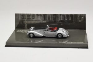 Horch 855 Special Roadster Argintiu Negru Minichamps 1:43 436014204 Metal