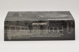 Horch 855 Special Roadster Argintiu Albastru Minichamps 1:43 436014202 Metal - imaginea 4 din 5