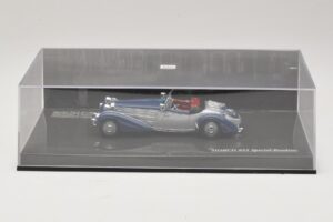 Horch 855 Special Roadster Argintiu Albastru Minichamps 1:43 436014202 Metal - imaginea 5 din 5