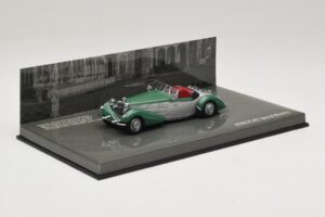 Horch 855 Special Roadster Argintiu Verde Minichamps 1:43 436014205 Metal - imaginea 2 din 5