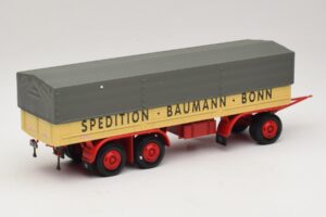 Kassbohrer Remorcă cu Platformă Baumann Bonn Minichamps 1:43 439161097 Metal - imaginea 2 din 6