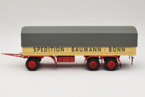 Kassbohrer Remorcă cu Platformă Baumann Bonn Minichamps 1:43 439161097 Metal - imaginea 3 din 6