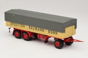 Kassbohrer Remorcă cu Platformă Baumann Bonn Minichamps 1:43 439161097 Metal - imaginea 4 din 6